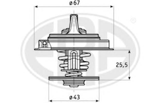 350112 ERA Buje de barra estabilizadora delantera