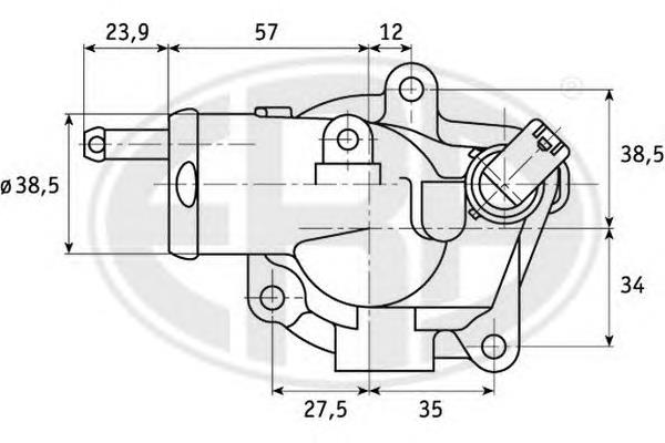 350114 ERA termostato, refrigerante