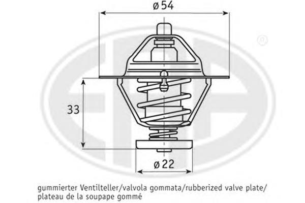 350080 ERA termostato, refrigerante