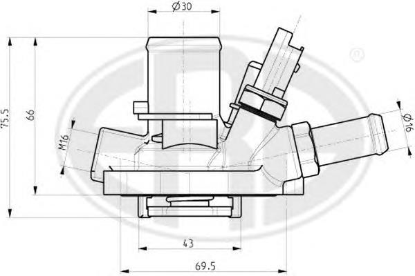 350081 ERA termostato, refrigerante