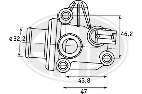 350087 ERA termostato, refrigerante