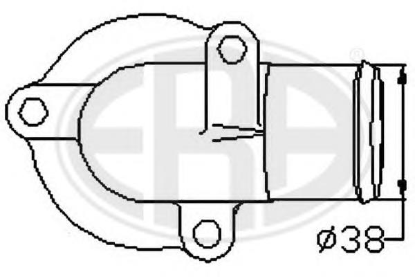 Termostato, refrigerante 350024 ERA