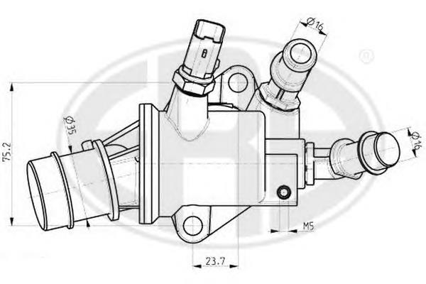 350004 ERA termostato, refrigerante