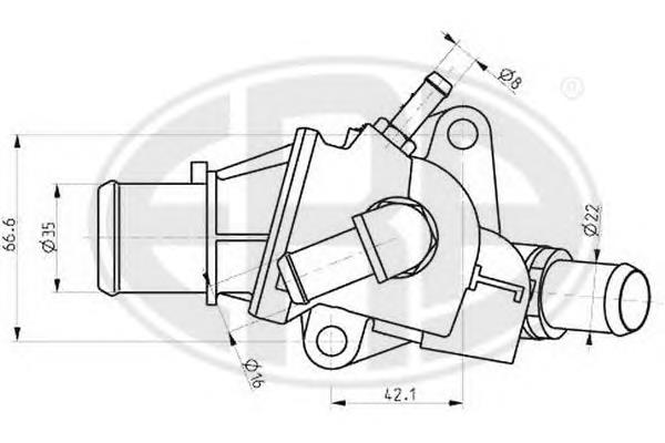 Comprar 60609026 Fiat/Alfa/Lancia Termostato
