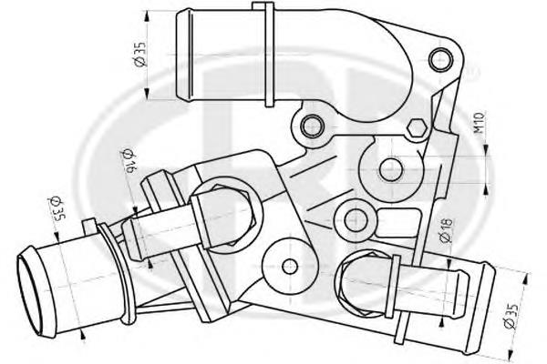 Termostato DT1166H Dayco