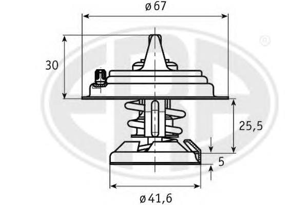 350128 ERA termostato, refrigerante