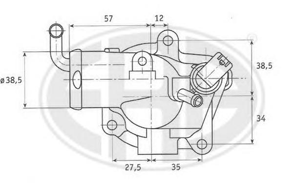 350200 ERA termostato, refrigerante