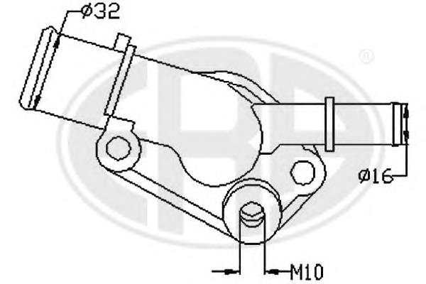 350191 ERA caja del termostato