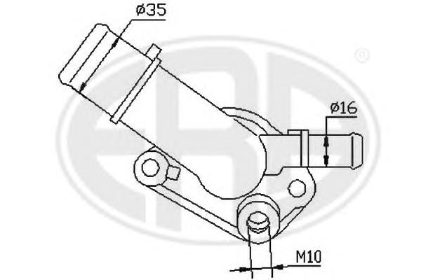 350166 ERA caja del termostato