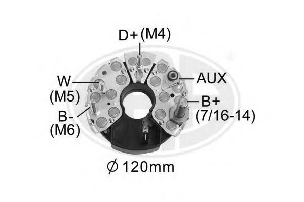 Alternador Diodo Puente Rectificador ARC0034 As-pl