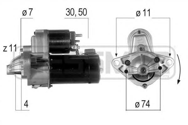 220582 ERA motor de arranque