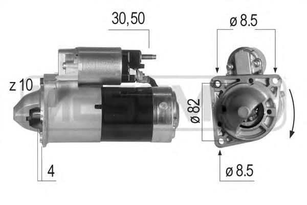 220580 ERA motor de arranque