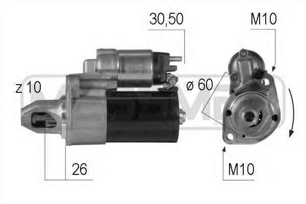 220593 ERA motor de arranque