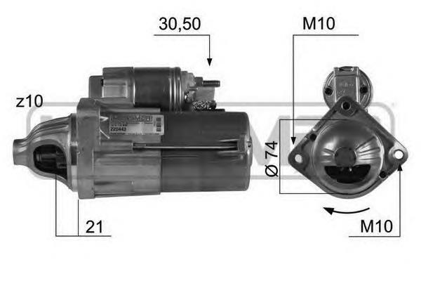 220443 ERA motor de arranque