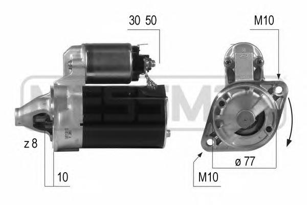 Motor de arranque 220504 ERA