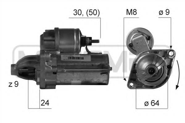Motor de arranque 220359 ERA