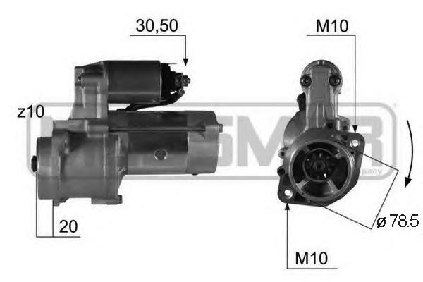 220350 ERA motor de arranque