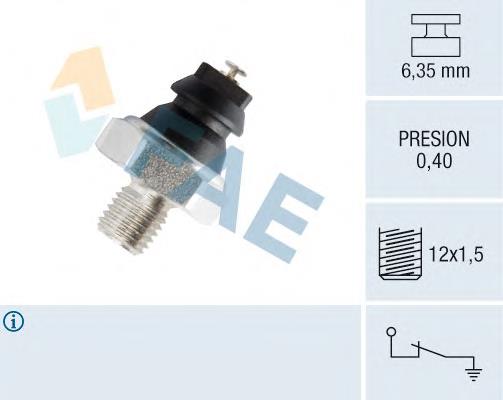 Sensor de presión de aceite 12200 FAE
