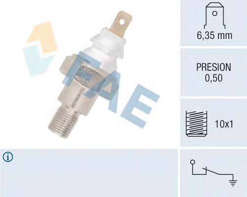 Manómetro de presión de aceite FAE 11710 precio, desde 6,93 EUR