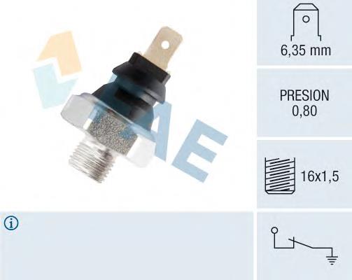 Comprar 11630 FAE Sensor de presión de aceite