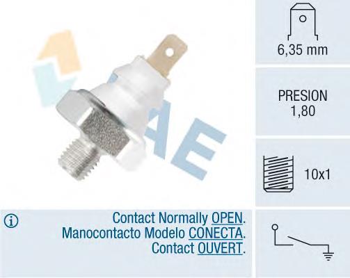 Sensor de presión de aceite 12910 FAE