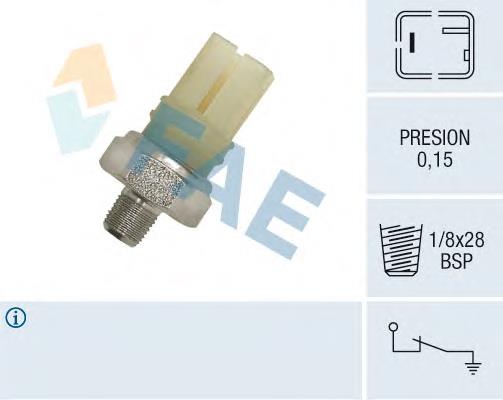Sensor de presión de aceite 12420 FAE