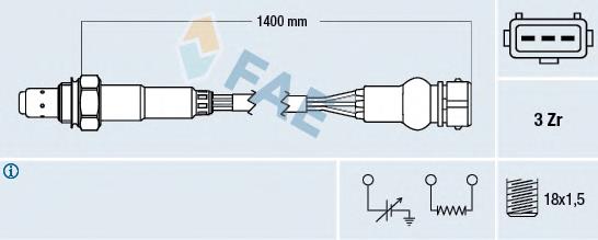 Sonda Lambda 77317 FAE