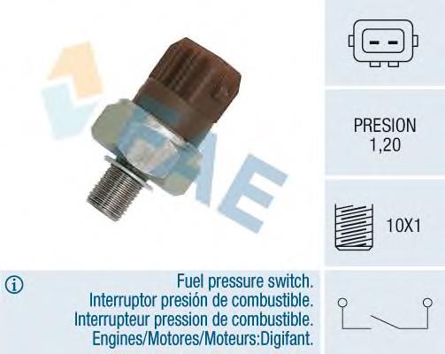 Sensor de presión de combustible para Volkswagen Golf (1E)