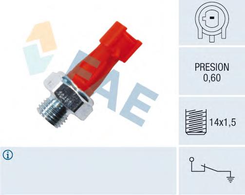 Sensor de aceite Fiat/Alfa/Lancia 46472027