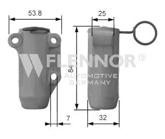 FD99021 Flennor tensor, correa dentada