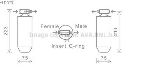 VLD023 AVA receptor-secador del aire acondicionado