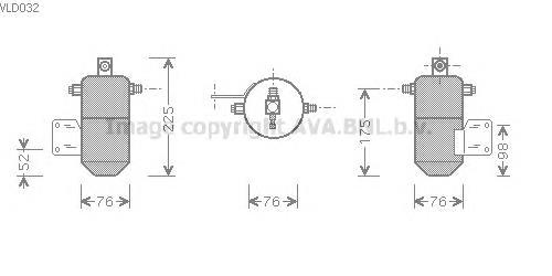 VLD032 AVA receptor-secador del aire acondicionado