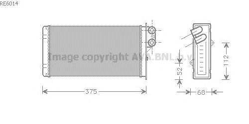 Radiador de calefacción RE6014 AVA