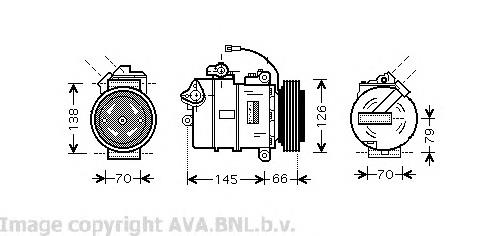 VWK261 AVA compresor de aire acondicionado