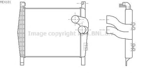 ME4181 AVA radiador de aire de admisión