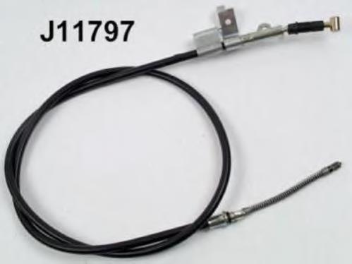 131-01-145L Ashika cable de freno de mano trasero izquierdo