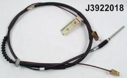 Cable de freno de mano trasero derecho J3922018 Nipparts