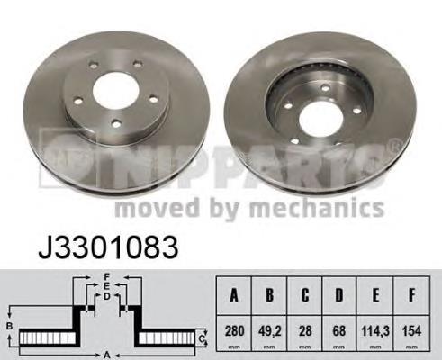 J3301083 Nipparts Discos