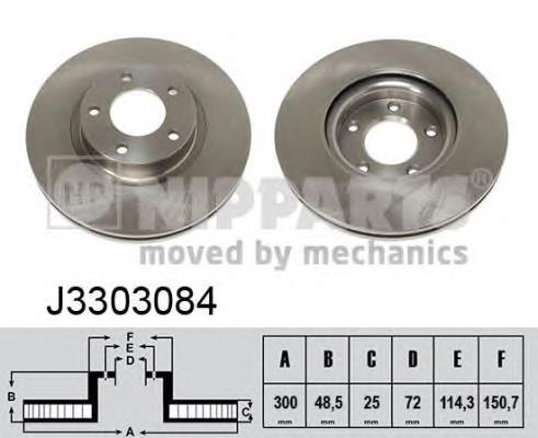 J3303084 Nipparts Discos