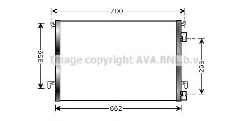 OLA5334 AVA condensador aire acondicionado