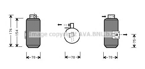 Receptor-secador del aire acondicionado OLD292 AVA