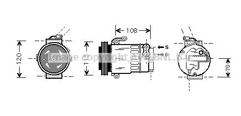 OLAK312 AVA compresor de aire acondicionado