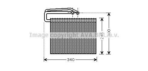 OLV399 AVA Evaporador, aire acondicionado