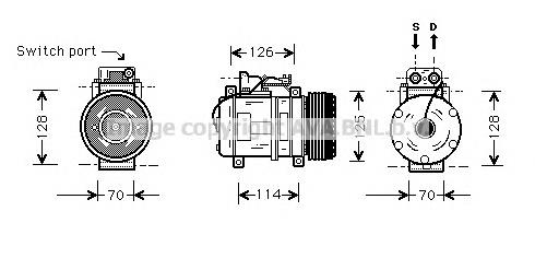 MSK273 AVA compresor de aire acondicionado