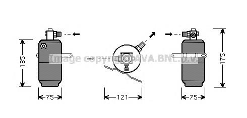 MSD293 AVA receptor-secador del aire acondicionado