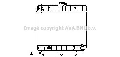 Radiador refrigeración del motor MS2043 AVA