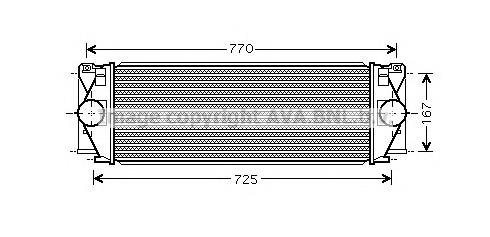 MS4396 AVA intercooler