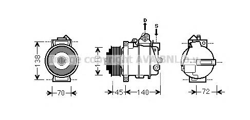 MSK561 AVA compresor de aire acondicionado