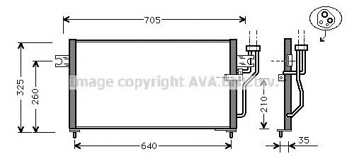 Condensador aire acondicionado MT5105 AVA