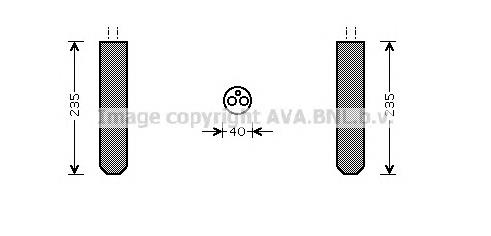 TOD017 AVA receptor-secador del aire acondicionado